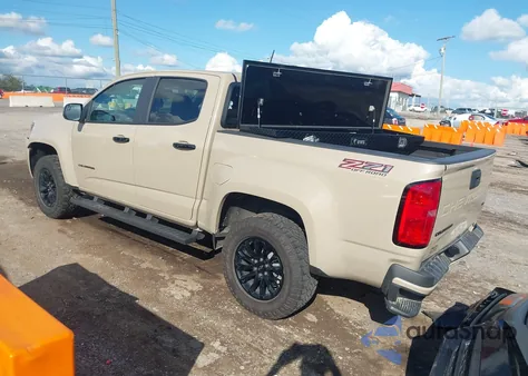 2022 Chevrolet Colorado 4Wd Short Box Z71 z USA, uszkodzony, nr VIN 1GCGTDEN9N1246354